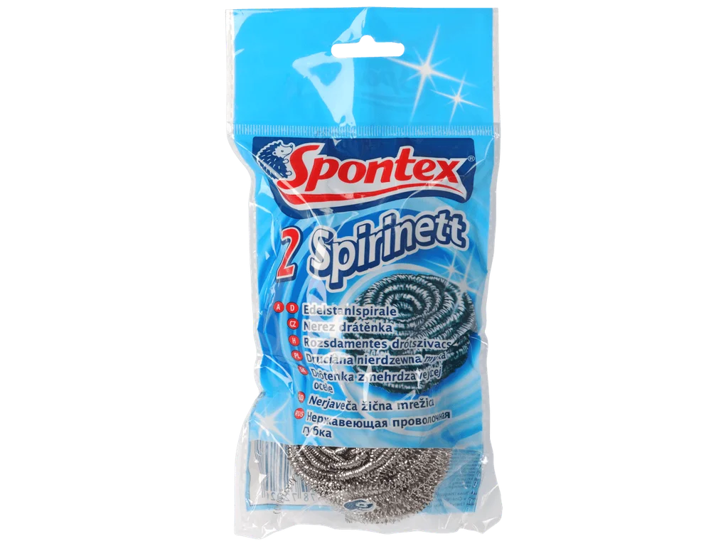 SPONTEX nerezová drátenka 2ks