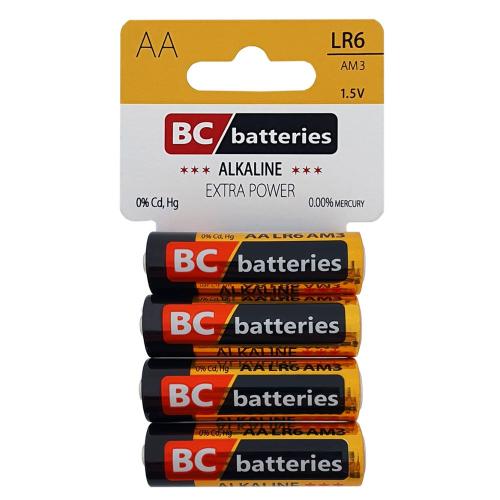 Batéria tužková alkalická AA, blister 4 ks