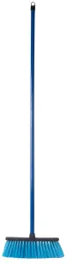 Metla Cleonix B0685, modrá, násada drevo 120 cm, 32 cm