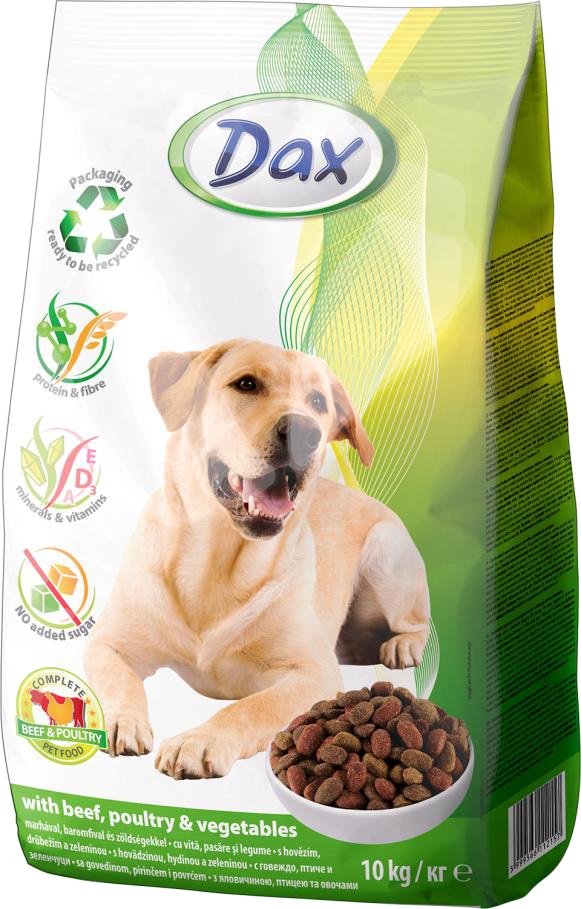 DAX pes gr. hydina - hovädzie a zelenina 10 kg