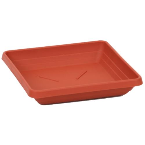 Podložka hranatá 16cm terakota 