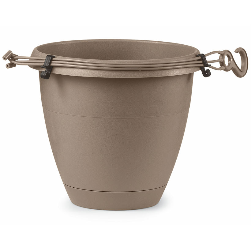 Kvetináč závesný FLOW 30cm avana