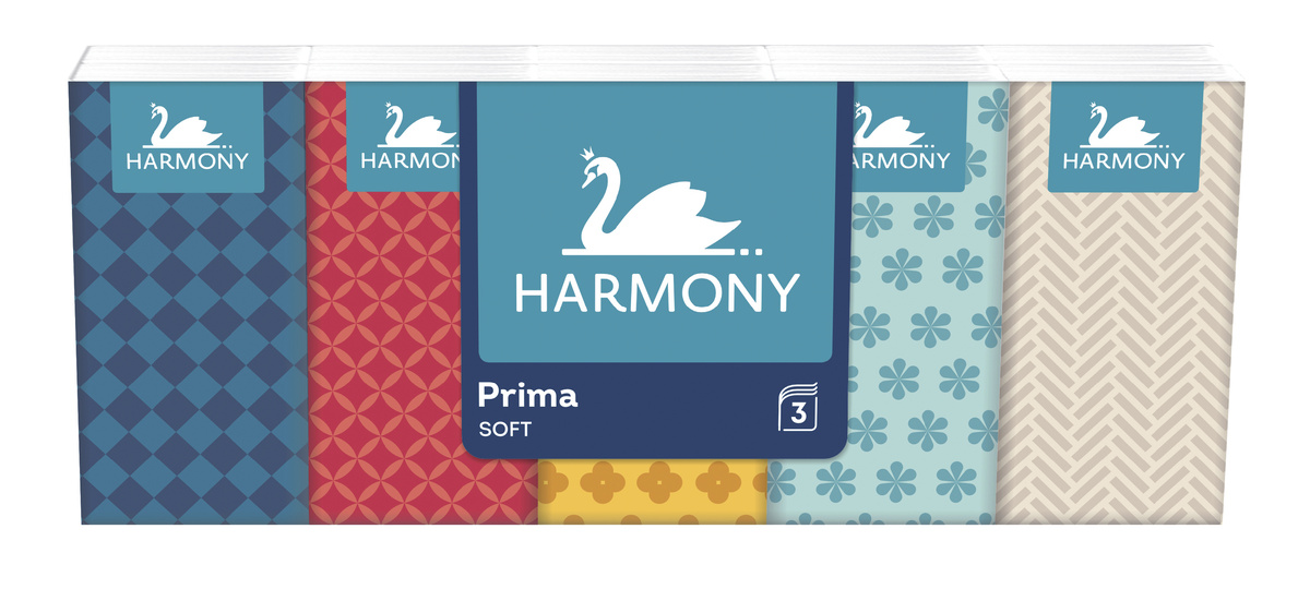 HARMONY Prima papierové vreckovky 10 x 10 ks