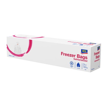 aro Vrecká na zamrazenie 3 l 75 ks